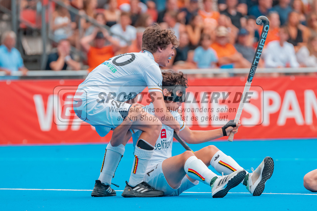 HK_20230715_102320 | Euro Hockey MU18 SF1 Belgium vs Netherlands  Championship Girls &amp; Boys am 15.7.2023 CHTC , Krefeld ,