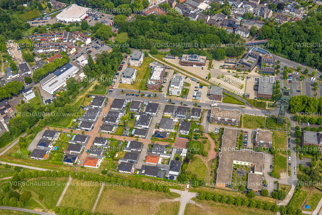 Oberhausen250516015 | Luftbild, Wohnsiedlung Zur Kokerei und ASO Oberhausen Seniorenresidenz am OLGA-Park, Osterfeld, Oberhausen, Ruhrgebiet, Nordrhein-Westfalen, Deutschland