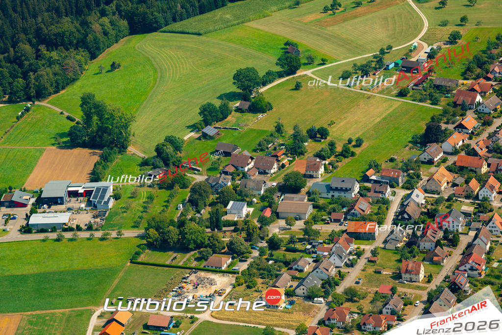 Das Luftbild zeigt : Rotfelden Ebhausen - Die Luftaufnahme wurde 2024 vom UL-Flugzeug aus erstellt ( keine Drohne ) - Hochauflösende Luftaufnahme - Für grossformatige Ausdrucke geeignet. Die Geschenkidee !Mit Lizenz und Bildrechte bestellbar