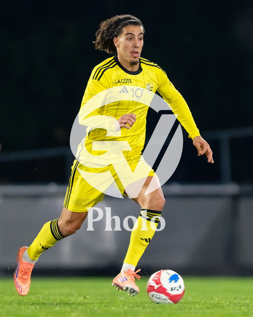 dieci Challenge League - FC Stade Nyonnais v Etoile Carouge FC |  during the dieci Challenge League match between FC Stade Nyonnais and Etoile Carouge FC at Centre sportif de Colovray in Nyon, Switzerland