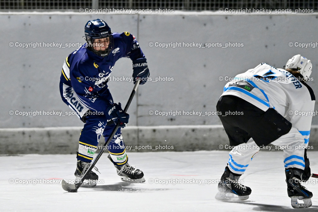 Wildcats Paternion vs. Unicorns Steindorf | #6 Jelovcan Selina WILDCATS PATERNION, #4 Brandstätter Birgit UNICORNS STEINDORF, Wildcats Paternion vs. Unicorns Steindorf, Wildcats Paternion vs. Unicorns Steindorf am 02.01.2026 in Paternion (Eislaufplatz Paternion), Austria, (Photo by Bernd Stefan)