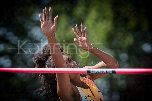 B&amp;S Kurpfalz Gala; Weinheim, 23.05.2026 | WEINHEIM, GERMANY - MAY 24: JElla Obeta (GER/LG Nord Berlin) during the B&amp;S Kurpfalz Gala am 23.05.2026 at the  Sepp-Herberger-Stadium in Weinheim (Baden-Wuerttemberg / Germany).