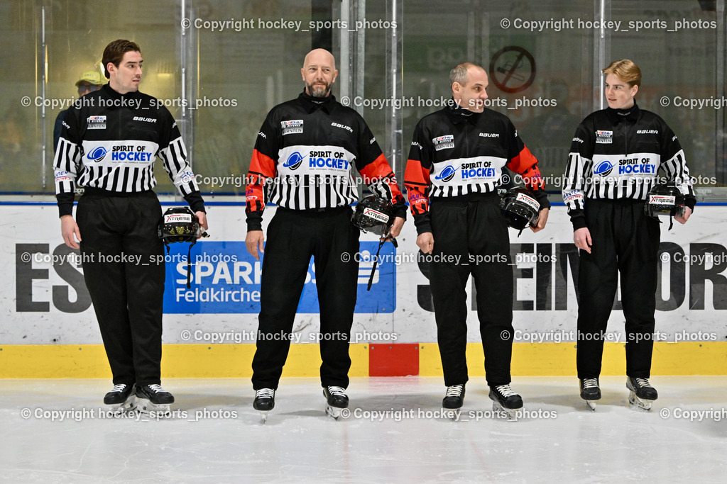 ESC SPARKASSE STEINDORF vs. EHC Althofen | Puff Wolfgang Referee, Ettlmayr Timo Referee, DREIER Alexander Referee, Frieser Alexander Referee, ESC SPARKASSE STEINDORF vs. EHC Althofen, ESC SPARKASSE STEINDORF vs. EHC Althofen am 06.03.2026 in Steindorf (Ossiachersee Halle), Austria, (Photo by Bernd Stefan)