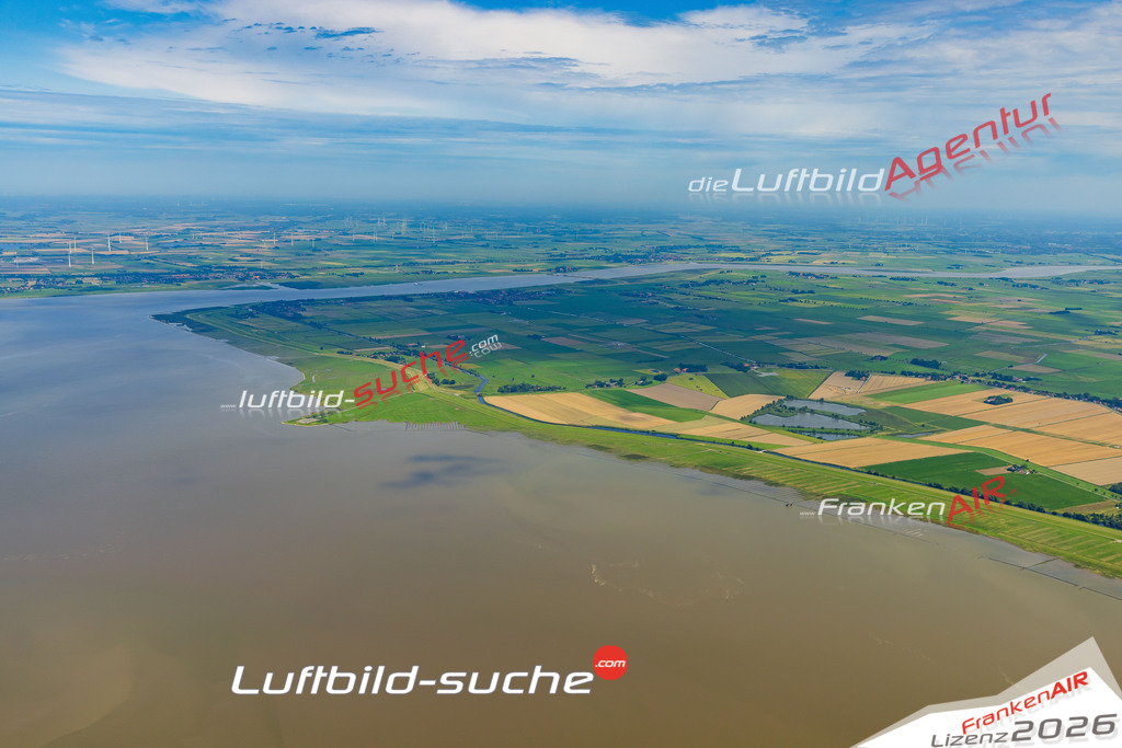 Luftbild Vs Google Maps  Dyksterhusen  Jemgum -Das Luftbild wurde 2025 vom UL-Flugzeug heraus erstellt ( keine Drohnenluftbilder ) - Hochauflösende Luftaufnahme -Nicht vergleichbar mit Google Maps oder Satelittenbilder- Die Geschenkidee !Mit Lizenz und Bildrechte bestellbar
