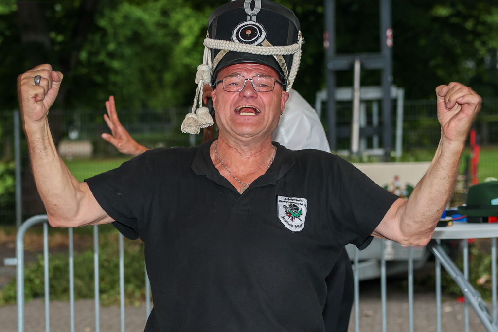 top-top.de-250531-118 | Peter Booms wird am Samstag, den 30.05.2025 neuer König  der Fusternberg er Schützen. Foto: Erwin Pottgiesser