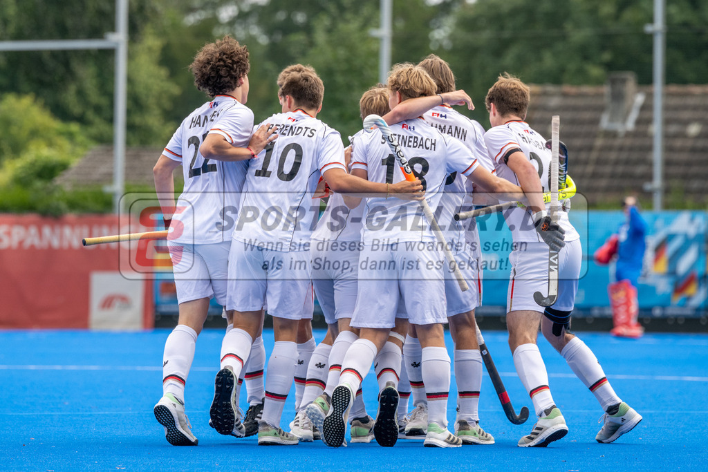 SFE_20230716_0372 | EuroHockey EM U18 Boys Final Belgium vs Germany am 16.07.2023 in Krefeld (Gerd-Wellen-Hockeyanlage), Photo: Stephan Fehrmann 2023 (Sports-Gallery)