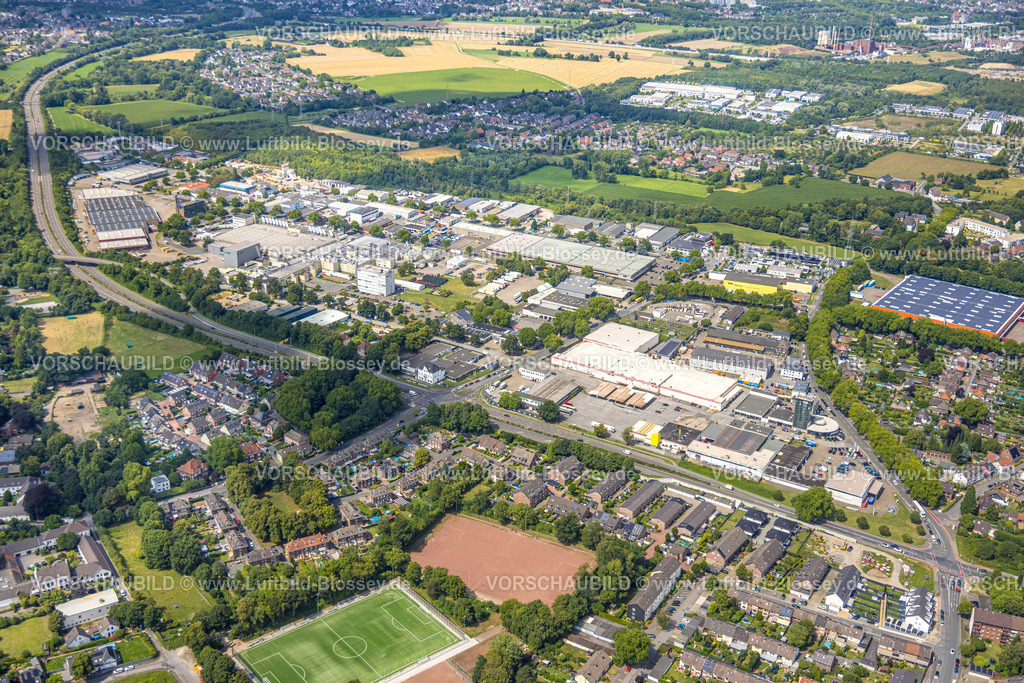 Duisburg250705121West | Luftbild, Selgros Großhandel im Gewerbegebiet Schauenstraße, Bergheim, Duisburg, Ruhrgebiet, Nordrhein-Westfalen, Deutschland