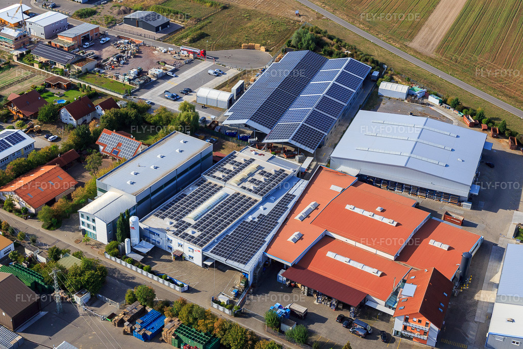 Luftbild: Gewerbergebiet Im Gereut, HGGS LaserCUT GmbH & Co. KG in Hatzenbühl im Bundesland Rheinland-Pfalz in Deutschland. Foto: IMG_117374.jpg vom 06.09.2019 durch Werner Riehm/FLY-FOTO.de