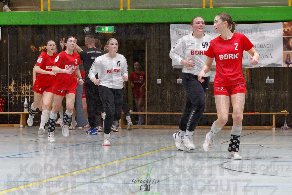 Hessenmeisterschaft wJC - Finale; HSG Kleenheim - HSG Weiterstadt/ Braunsh.Worf. | Hessenmeisterschaft wJC - Finale; HSG Kleenheim - HSG Weiterstadt/ Braunsh.Worf. am 22.03.2025 in Biedenkopf (Sporthalle Lahntalschule)Photo © 2025 - Jörg Heinrich - Realisiert mit Pictrs.com