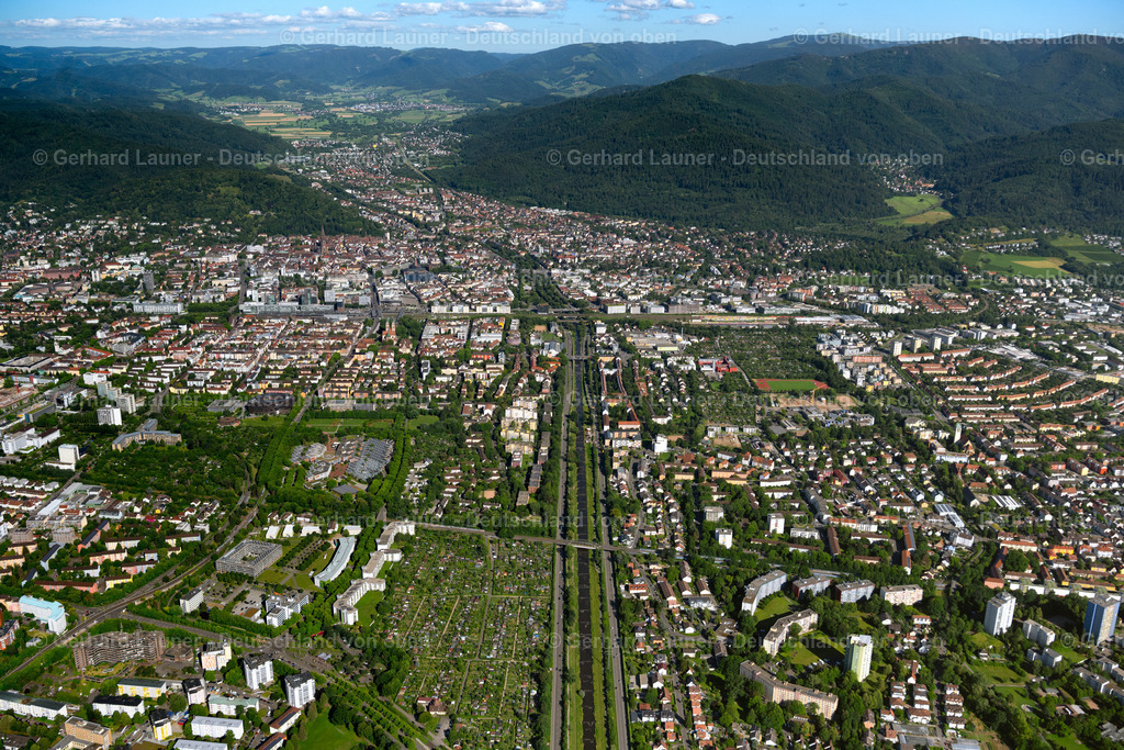 4034096 | Dreisam und Stadtbereich Freiburg im Breisgau