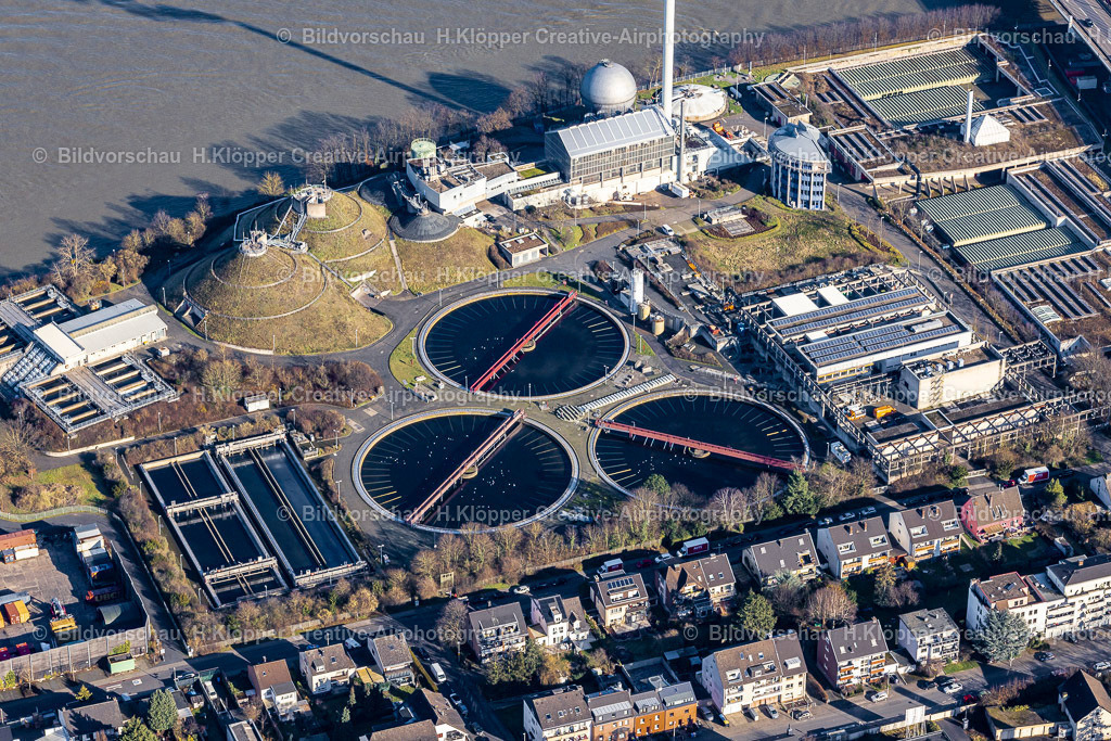 Luftbilder Bonn-6931 | Kläranlage in Bonn im Bundesland Nordrhein-Westfalen, Deutschland - Realisiert mit Pictrs.com