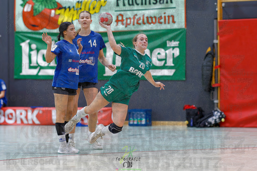 Jugenbundesliga wJB; HSG Kleenheim/Langgöns - SG Kappelwindeck/Steinbach | Jugenbundesliga wJB; HSG Kleenheim/Langgöns - SG Kappelwindeck/Steinbach am 23.11.2025 in Oberkleen (Weidig-Halle)Photo © 2025 - Jörg Heinrich - Realisiert mit Pictrs.com