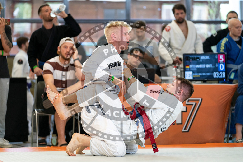 20230624PBB_1010 | Athletes compete during the Grappling Industries BJJ Competition in the Siemensstadt sport club in Berlin, Germany, on June 24, 2023.