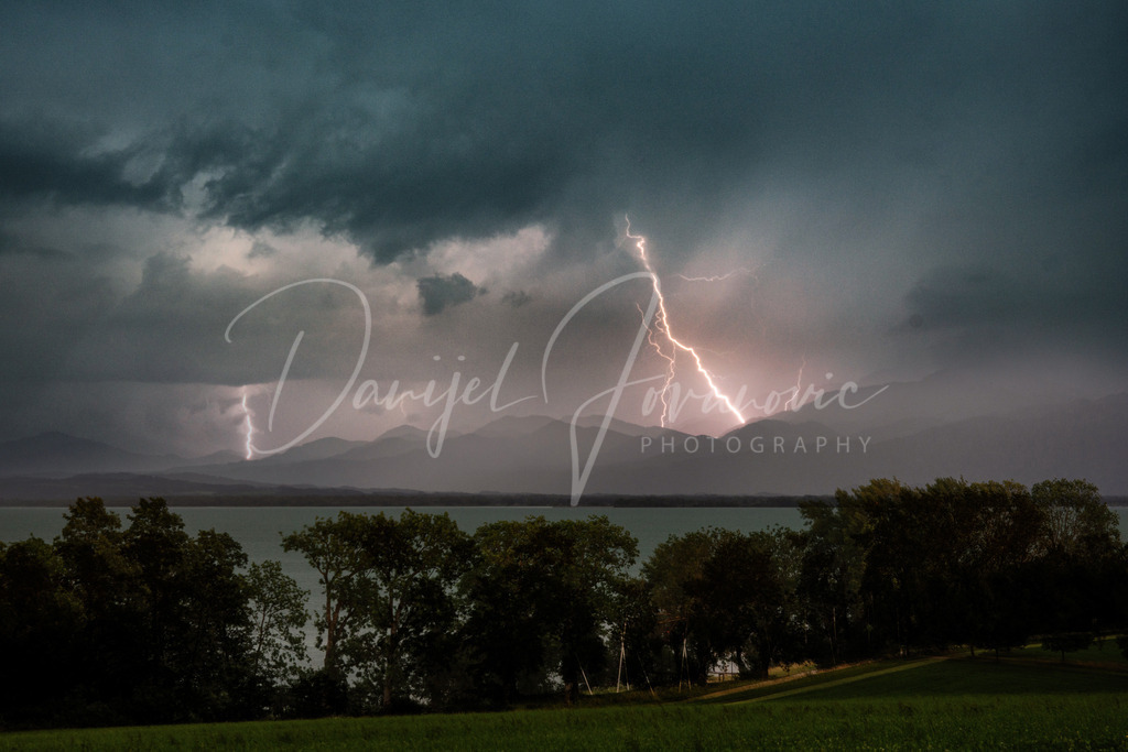 Blitz | Blitzschlag südlich des Chiemsees