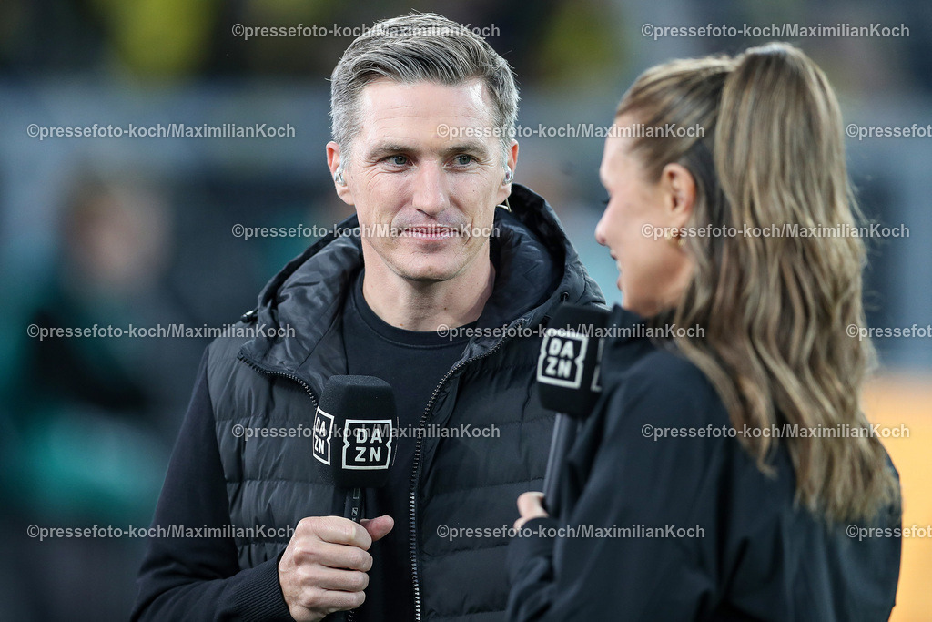 BVB13092402112 | 13.09.2024, 1. Fußball Bundesliga, Borussia Dortmund - 1. FC Heidenheim 1846, Signal Iduna Park, Saison 2024 2025: Tobias Schweinsteiger DAZN ExperteDFB regulations prohibit any use of photographs as image sequences and or quasi-video.