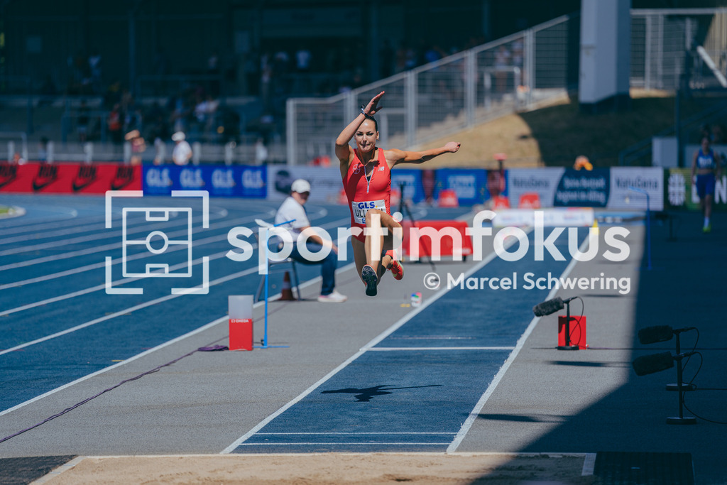 Deutsche Meisterschaften der Frauen und Männer 2026 | Sophie Ullrich, TSV Bayer o4 Leverkusen, U20 4x400-Meter-Staffel, Deutsche Meisterschaften der Frauen und Männer 2026, Lohrheidestadion Bochum-Wattenscheid, 25.07.2026. Foto: Marcel Schwering / sportimfokus - Realisiert mit Pictrs.com
