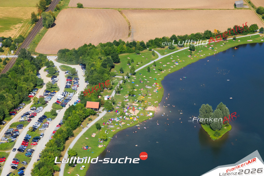 Die Luftaufnahme der Stadt Kulmbach wurde vom UL-Flugzeug heraus erstellt ( keine Drohne )- hohe Auflösung für beste Qualität