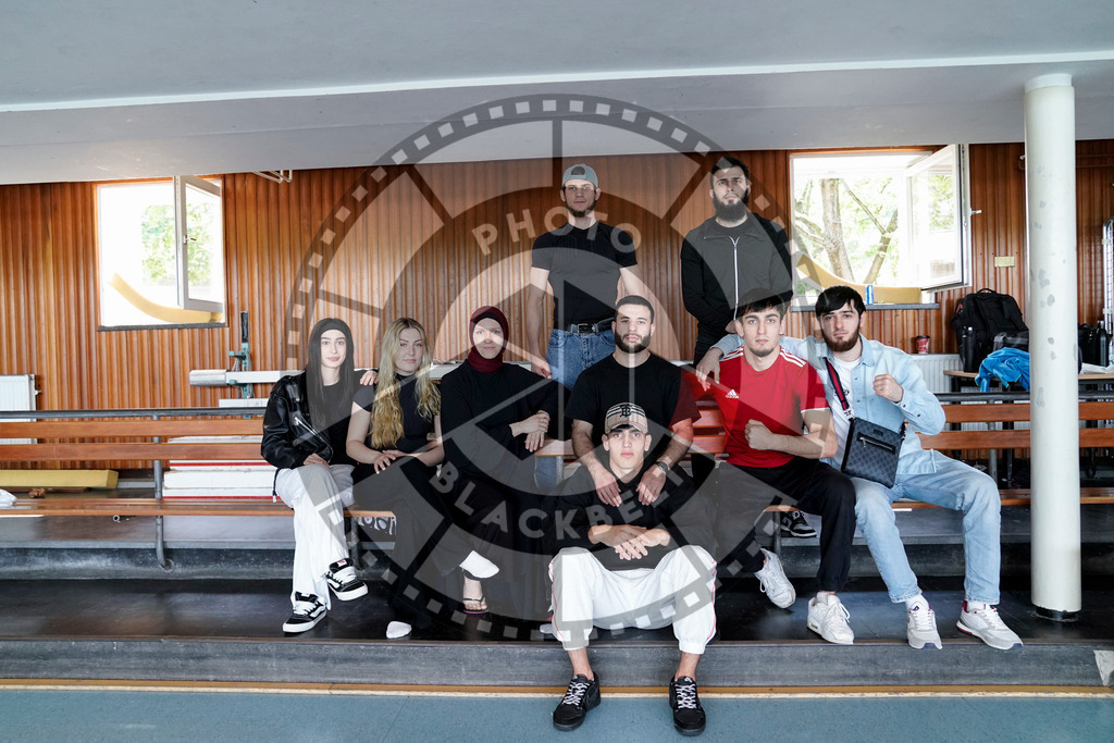 20240608PBB03747 | Fighters compete during the ILLCS VII summer edition luta livre competition in Hannover, Germany, on June 8, 2024.