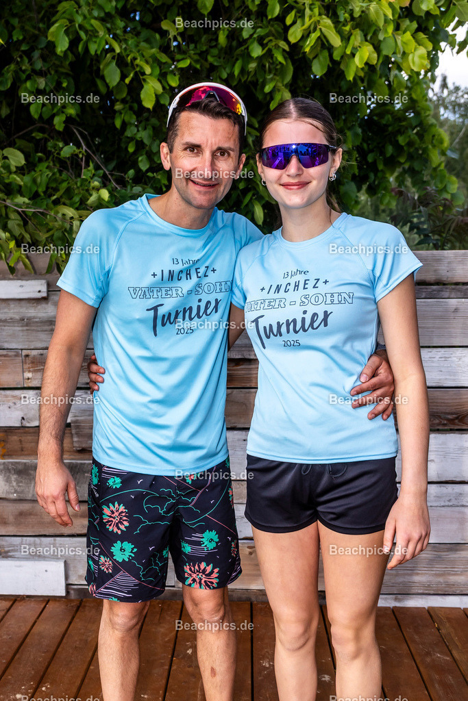 2025-200076113-Vater-Sohn-Turnier | Pinar Atalay, Bundeskanzler Friedrich Merz 29.05.2025; Berlin Foto: Gerold Rebsch - www.beachpics.de