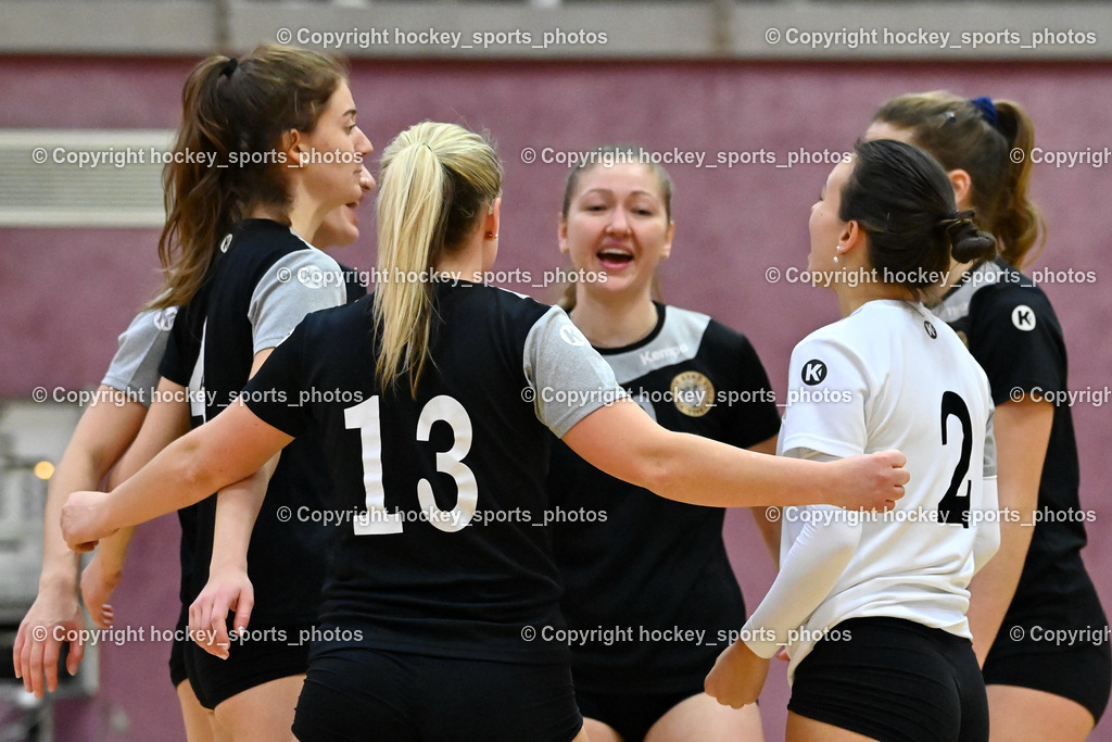 Askö Volley Eagles vs. Mühlviertel Volleys 17.12.2022 | Jubel Askö Villach Mannschaft, #13 BEBEKAJLO Vanessa, #2 KIRCHER Elisabeth, #10 KRALL Johanna, #4 PICHLER Verena