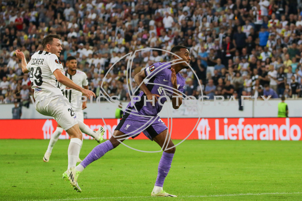 LASK Linz - FC Liverpool | LINZ,AUSTRIA,21.SEPT.23 - UEFA Europa League, LASK Linz - FC Liverpool, Image shows: Florian Flecker (LASK).
Photo: Sportmediapics.com/ Andreas Willdoner