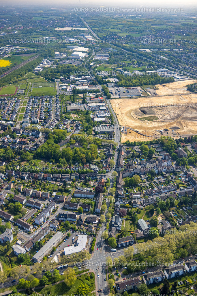 Recklinghausen220500990 | Luftbild der ehemaligen Trabrennbahn Recklinghausen, an der Autobahn A2, mit nördlicher Tangente der Blitzkuhlenstraße,  König-Ludwig, Recklinghausen, Ruhrgebiet, Nordrhein-Westfalen, Deutschland