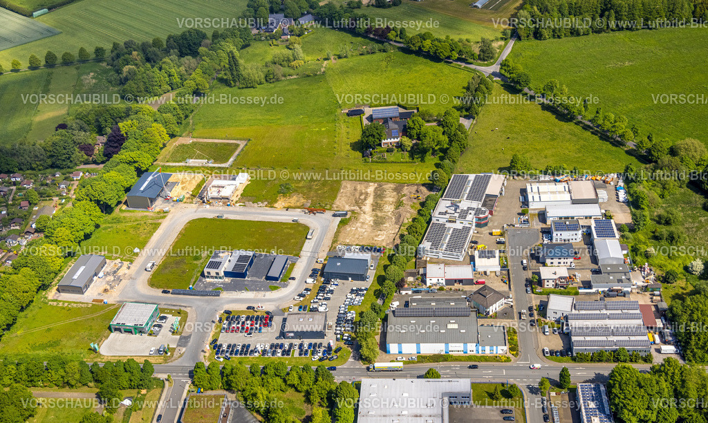 Bottrop230510041Kirchhellen | Luftbild, Gewerbegebiet Im Pinntal, Baustelle, Kirchhellen, Bottrop, Ruhrgebiet, Nordrhein-Westfalen, Deutschland