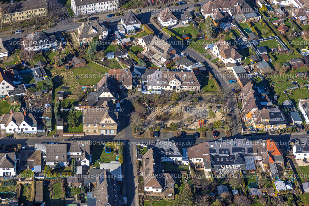 Unna230213188 | Luftbild, Spielplatz Kleine Buderusstraße, Massen, Unna, Ruhrgebiet, Nordrhein-Westfalen, Deutschland