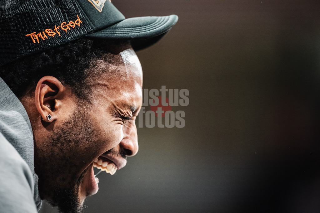 Basketball | Männer | Saison 2023/2024 | easyCredit Basketball Bundesliga | 31. Spieltag | Veolia Towers Hamburg vs. HAKRO Merlins Crailsheim | 30.04.2024 | Camron Reece (#4, Veolia Towers Hamburg)