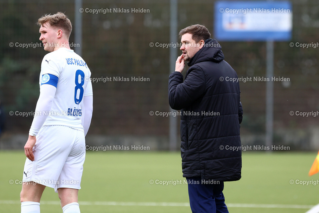 NH_USCPaloma_TuSDassendorf_OberligaHamburg_23022025 | Marius Nitsch (Trainer, USC Paloma)Fußball I Herren I Gamesright Oberliga Hamburg I Saison 2024-2025 I  24. Spieltag I USC Paloma - TuS Dassendorf I 23.02.2025 I Jonny-Rehbein-Sportplatz