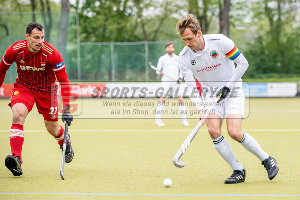 SFE_20230429_0002 | 1. Bundesliga Hockey Herren Rot-Weiss Köln - Crefelder HTC am 29.04.2023 in Köln (KTHC Stadion Rot-Weiss Köln Tennis and Hockey Club), Photo: Stephan Fehrmann 2023 (Sports-Gallery),Niklas Wellen ( Crefelder HTC 10 )