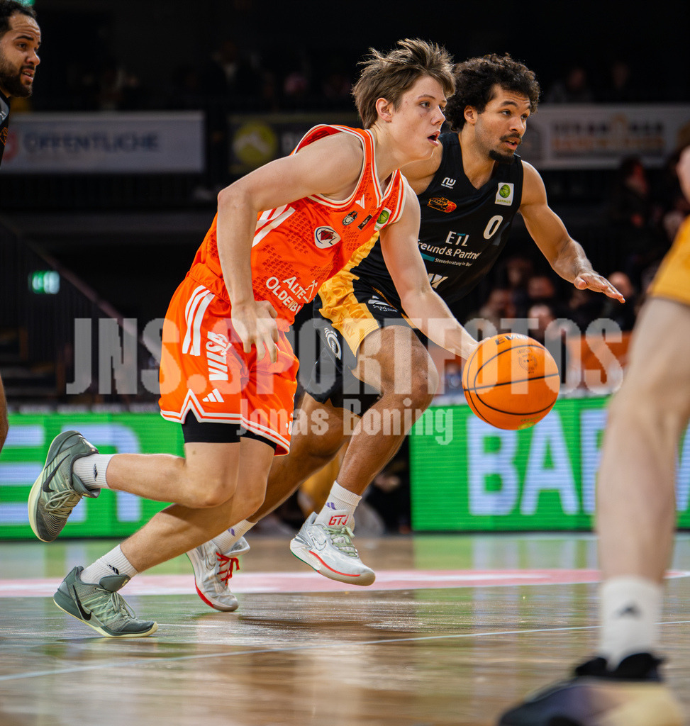 Basketball I Herren I Saison 2025-2026 I ProB Nord I 18. Spieltag I Rasta Vechta II - LOK Bernau-19 | Epke Kruthaup (2,Rasta Vechta II) - Realisiert mit Pictrs.com
