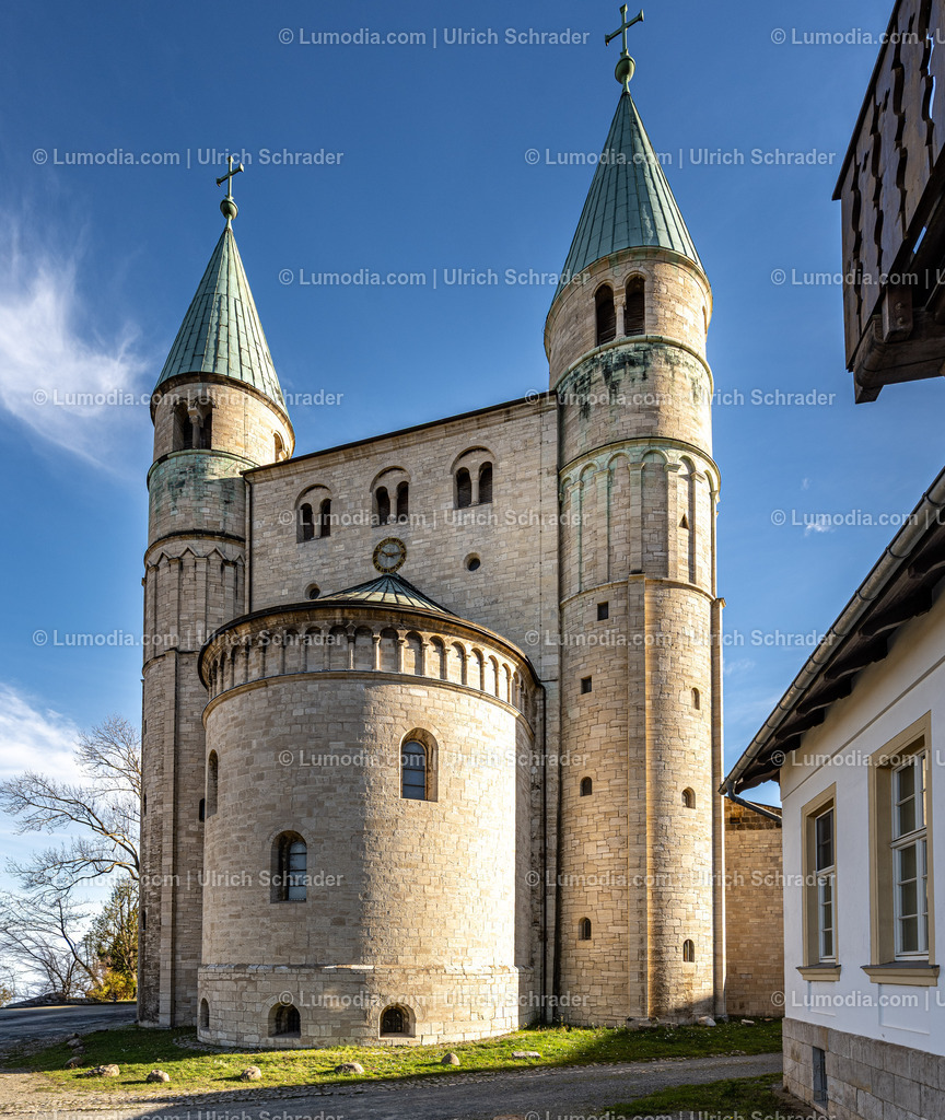 10049-13748 - Die Stiftskirche Sankt Cyriakus Gernrode | Stockfoto und Bilderpool mit Bildmaterial aus Deutschland, dem Harz, Halberstadt, Quedlinburg, Wernigerode und weltweit. Qualitativ hochwertige und professionelle Fotos anschauen und kaufen. - Realisiert mit Pictrs.com