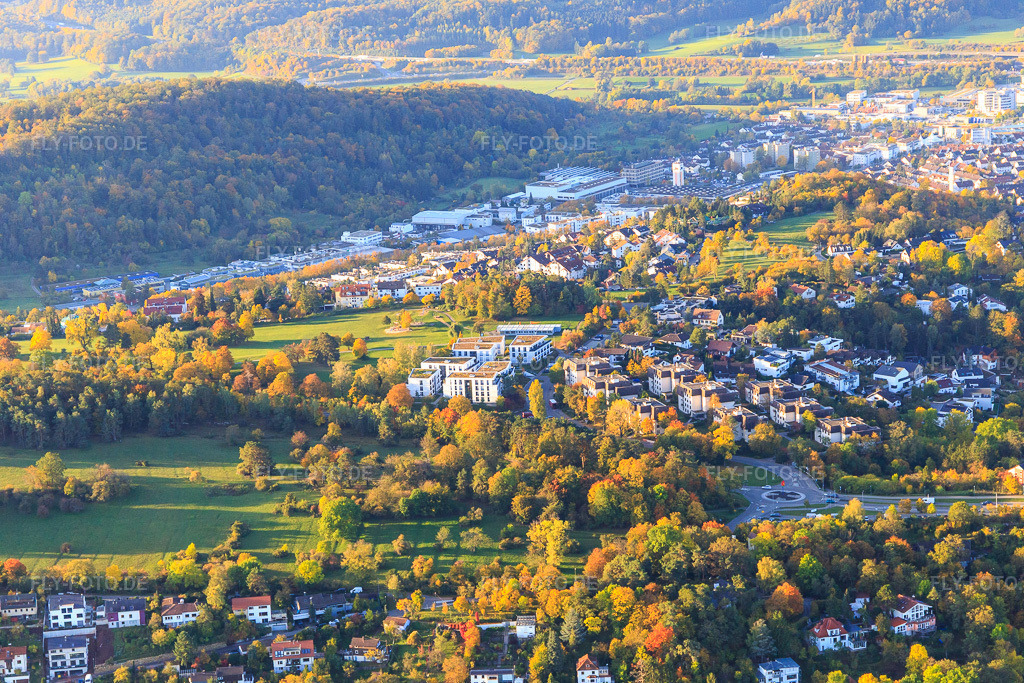 Luftbild: Wohnbebauung am August-Lämmle-Weg in Leonberg im Bundesland Baden-Württemberg in Deutschland. Foto: IMG_119135.jpg vom 14.10.2019 durch Werner Riehm/FLY-FOTO.de