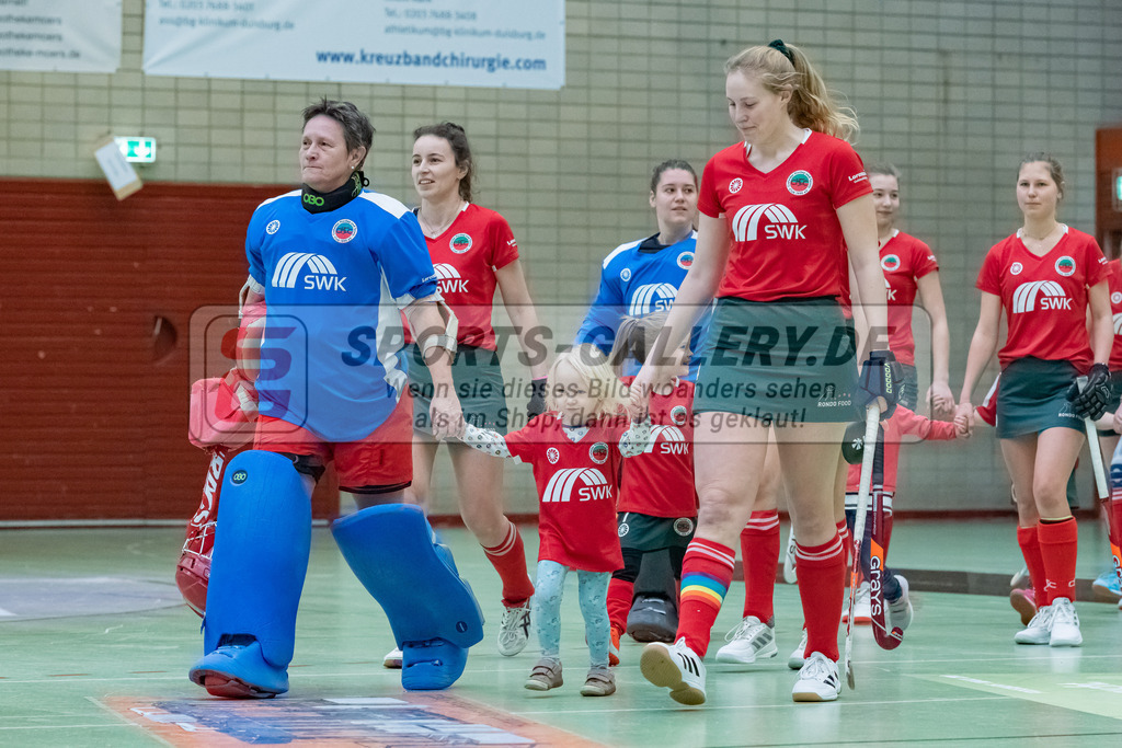 HK_20230122_103017 | 1. Bundesliga ( Halle ) Damen Crefelder HTC - Rot-Weiss Köln am 22.1.2023 Crefelder HTC  ( CHTC ) Halle Glockenspitz , Krefeld ,