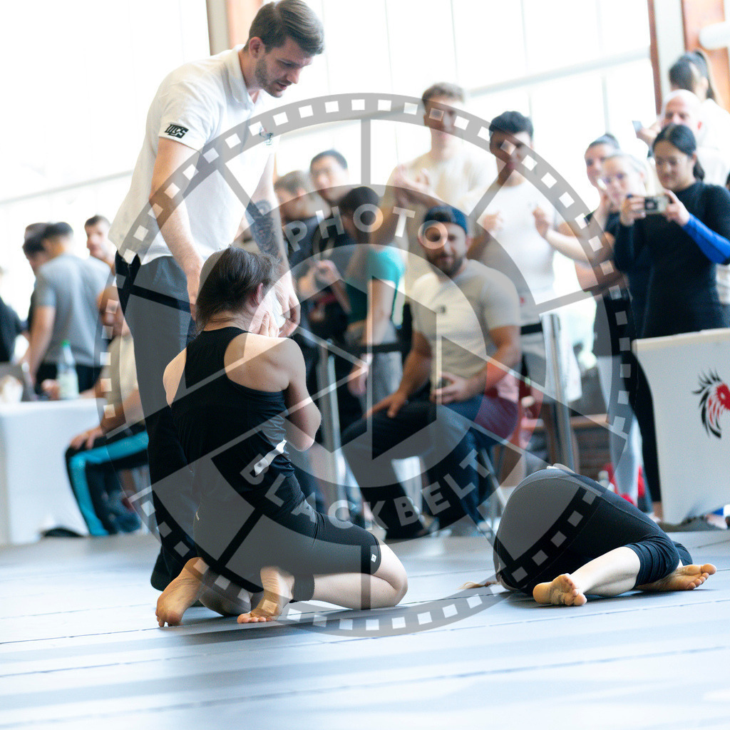 20240608PBB00751 | Fighters compete during the ILLCS VII summer edition luta livre competition in Hannover, Germany, on June 8, 2024.