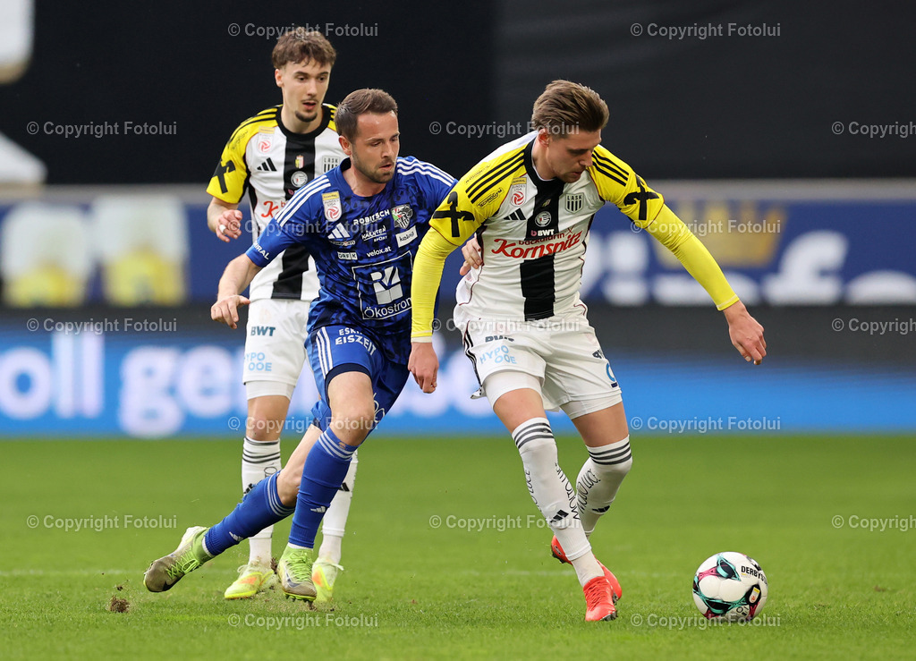 A_LUI_080326_15 | SPORT,FUSSBALL.ADMIRAL BUNDESLIGA LASK -RZ PELLETS WAC 08.03.2026 IM BILD KASPER JOERGENSEN  (LASK) UND RENE RENNER  (WAC) FOTO: FOTOLUI/MW