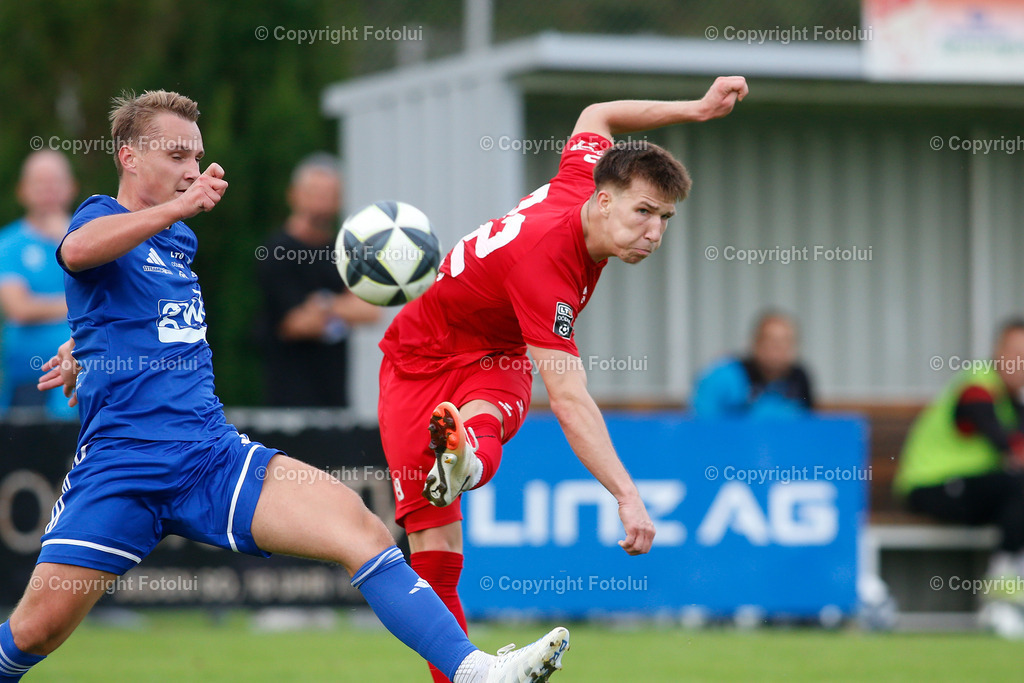 A_LUI_13092025_31 | SPORT FUSSBALL LT1 OOE LIGA ASKOE OEDT 1B-UNION EDELWEIß LINZ 13.09.2025 IM BILD: MARKO KRACUN  (OEDT1B) UND (EDLWEIßLINZ) FOTO:FOTOLUI