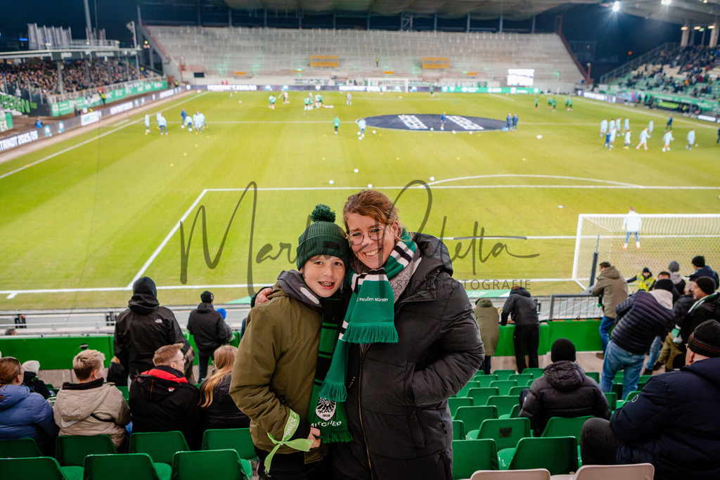 2. Bundesliga, Saison 2025/26, 21. Spieltag: SC Preußen Münster - VfL Bochum | Münster, 06.02.2026: 2. Bundesliga, 21. Spieltag, SC Preußen Münster gegen VfL Bochum im LVM-Preußenstadion in Münster. Foto: sportfotografie.ms | Markus Paletta - Realisiert mit Pictrs.com