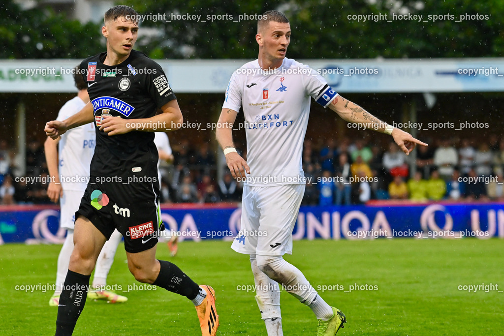 SAK vs. SK Sturm 22.7.2023 | #9 Szymon Wlodarczyk, #24 Zoran Vukovic, 