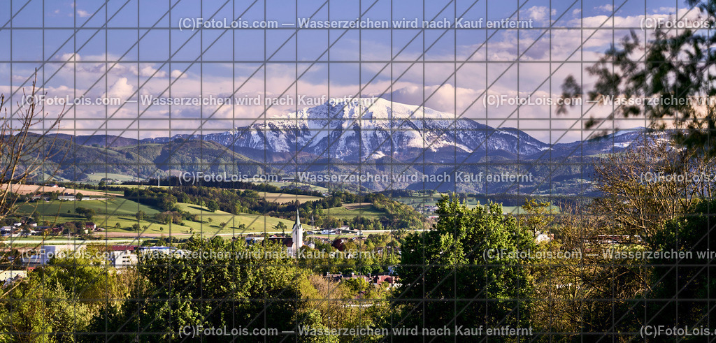 ALP4494_Wieselburg-weisser Oetscher | (C)FotoLois.com, Alois Spandl. WIESELBURG im Frühling, Fr 26. April 2024.