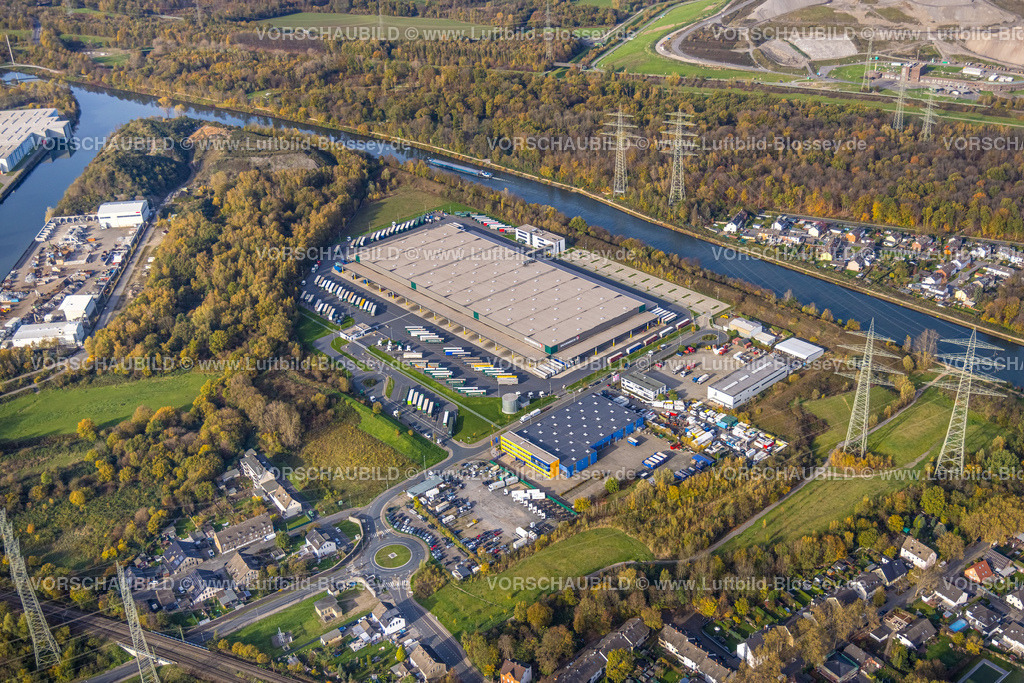 Herne221101620westlich | Luftbild, Hafen Grimberg, Duvenbeck Kraftverkehr Logistik, Unser Fritz, Herne, Ruhrgebiet, Nordrhein-Westfalen, Deutschland