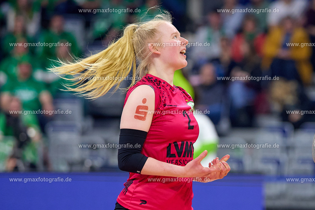 GER, Dresdner SC - USC Muenster, Volleyball, DVV-Pokalfinale Frauen 2025, 02.03.25 | GER, Dresdner SC - USC Muenster, Volleyball, DVV-Pokalfinale Frauen 2025, 02.03.25Foto: Gerald Oelze-de Stoppany