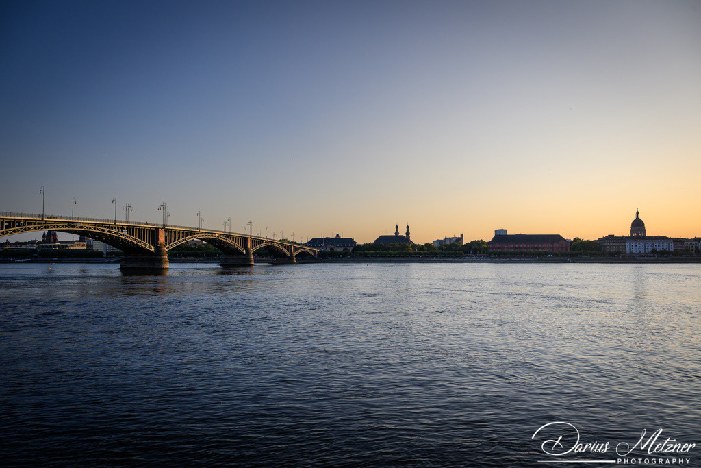 Sonnenuntergang in Mainz | Sonnenuntergang in Mainz fotografiert aus Mainz-Kastel
