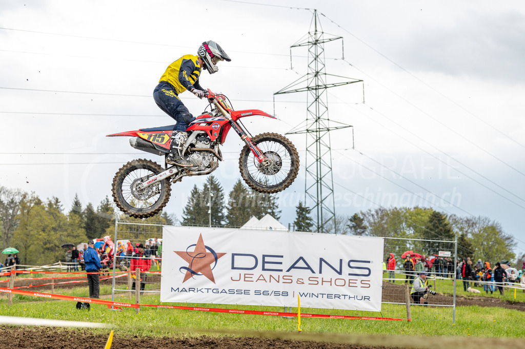 Motocross Schlatt bei Winterthur - 30. April 2022 | Motocross Schlatt bei Winterthur
MC Wila, Schlatt bei Winterthur
Bild: Sportfotografie Markus Aeschimann | www.markus-aeschimann.ch - Realisiert mit Pictrs.com