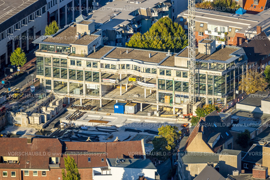 Hamm250904654 | Luftbild, Baustelle und Nubau der Westhälfte der Ritterpassage, Mitte, Hamm, Ruhrgebiet, Nordrhein-Westfalen, Deutschland