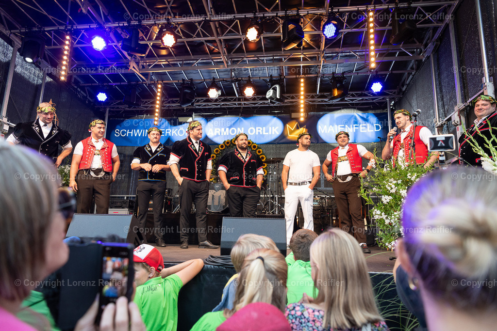 Schwingen -  ESAF Empfang Schwingerkönig 2025 | Maienfeld, 3.9.25, Schwingen - ESAF Empfang Schwingerkönig.