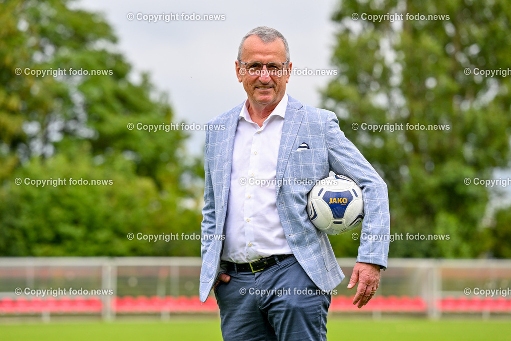 Gerhard Goetschhofer (Praesident OOEFV)_ 08.07.2024-8 | 08.07.2024, Linz, AUT, Gerhard Goetschhofer, im Bild Gerhard Goetschhofer (Praesident OOEFV)