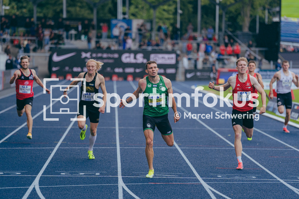 Deutsche Meisterschaften der Frauen und Männer 2026 | Jean Paul Bredau, VfL Wolfsburg,, 400-Meter-Lauf, FinaleDeutsche Meisterschaften der Frauen und Männer 2026, Lohrheidestadion Bochum-Wattenscheid, 26.07.2026. Foto: Marcel Schwering / sportimfokus - Realisiert mit Pictrs.com
