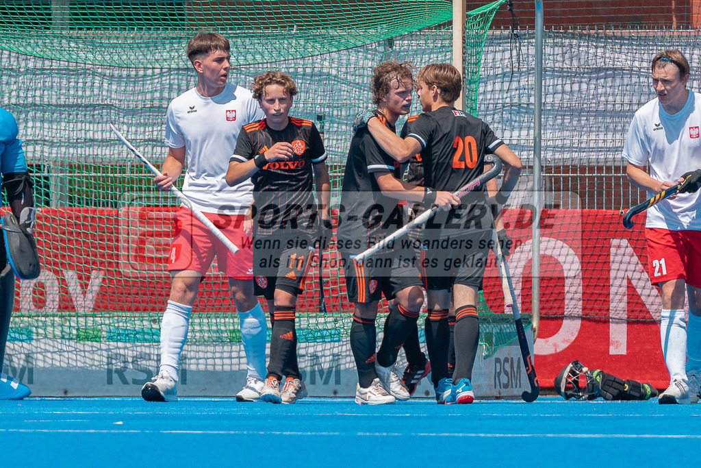 HK_20230710_100533 | Euro Hockey MU18 Netherland - Poland Championship Girls &amp; Boys am 10.7.2023 CHTC , Krefeld ,